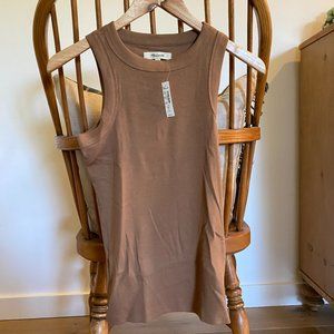 Madewell Brightside Rib Cutaway Tank